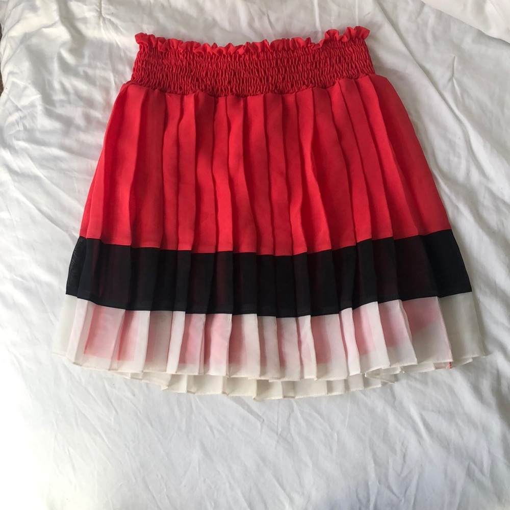 Color block skirt